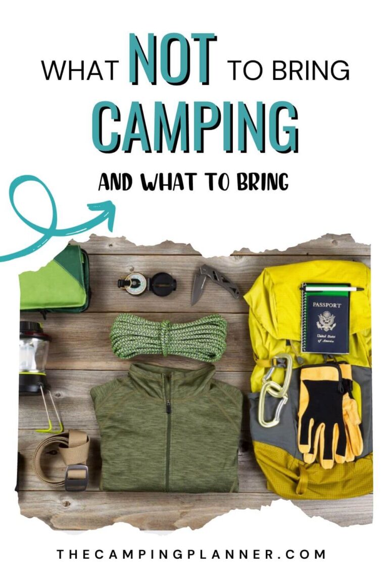 What NOT To Bring Camping (And What To Bring Instead)