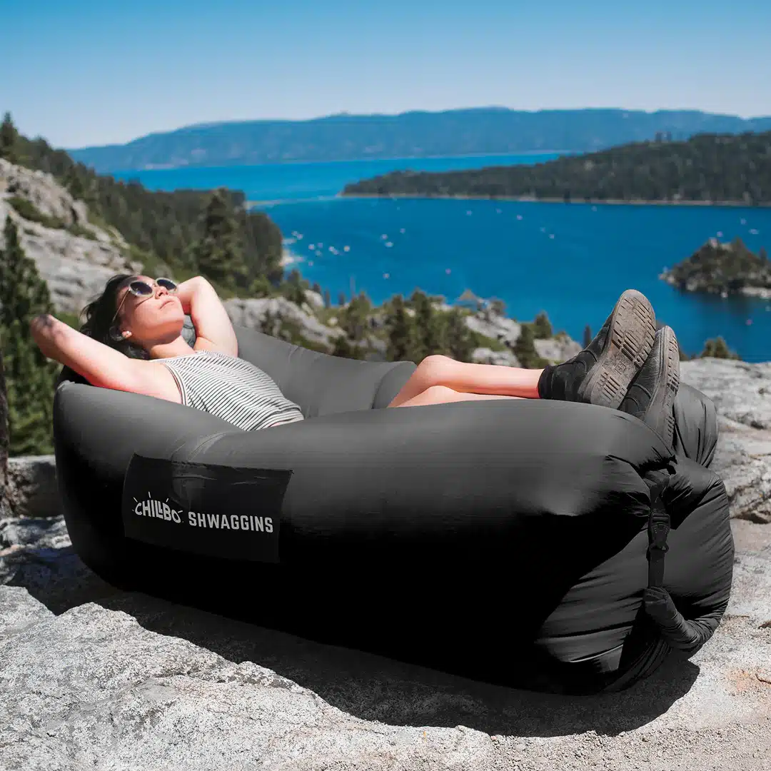 chillbo swaggins inflatable couch.