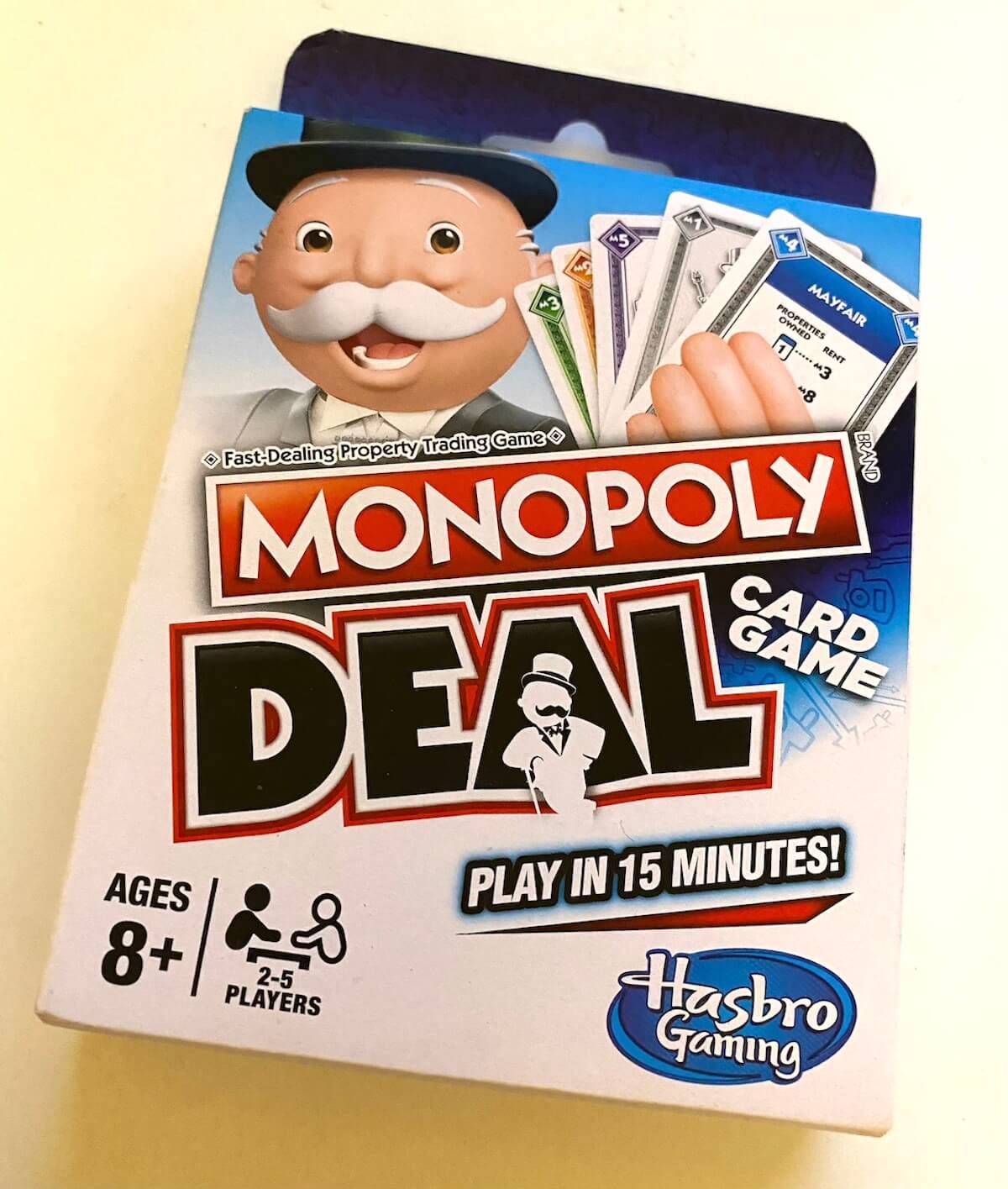 monopoly deal card game.