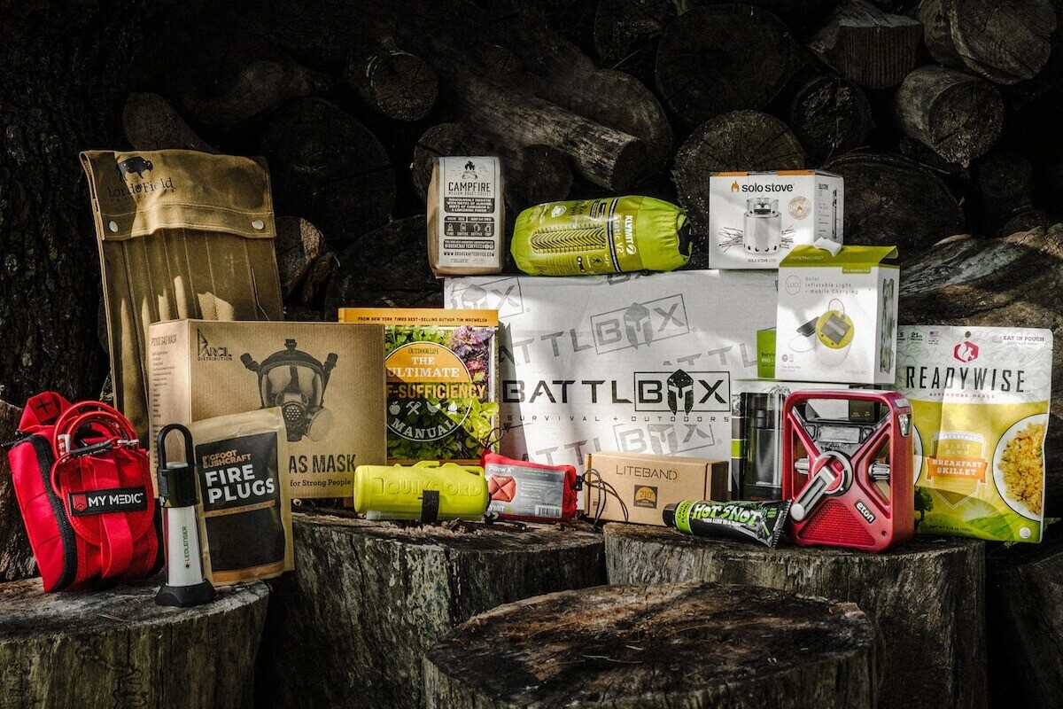 Battlbox monthly outdoor and survival subscription box.