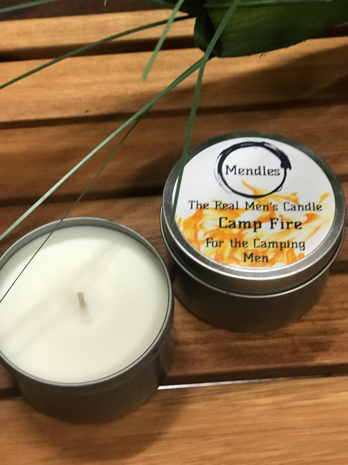 campfire candle scented gift from etsy.