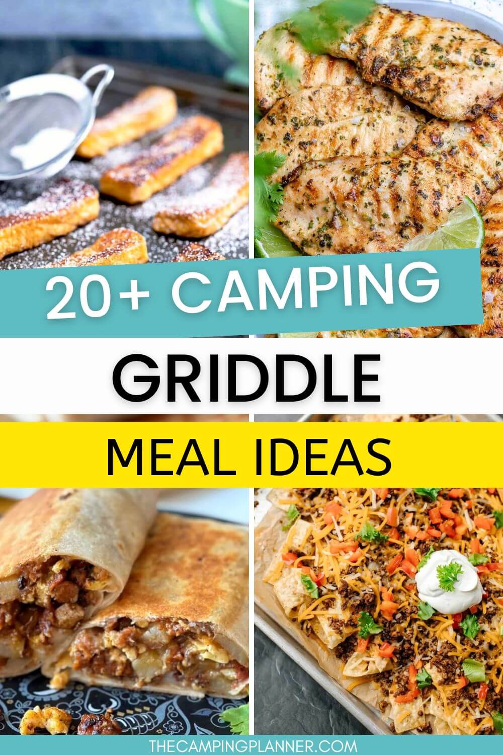 20+ camping griddle meal ideas.