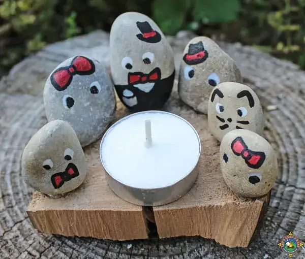 campfire rock family craft.